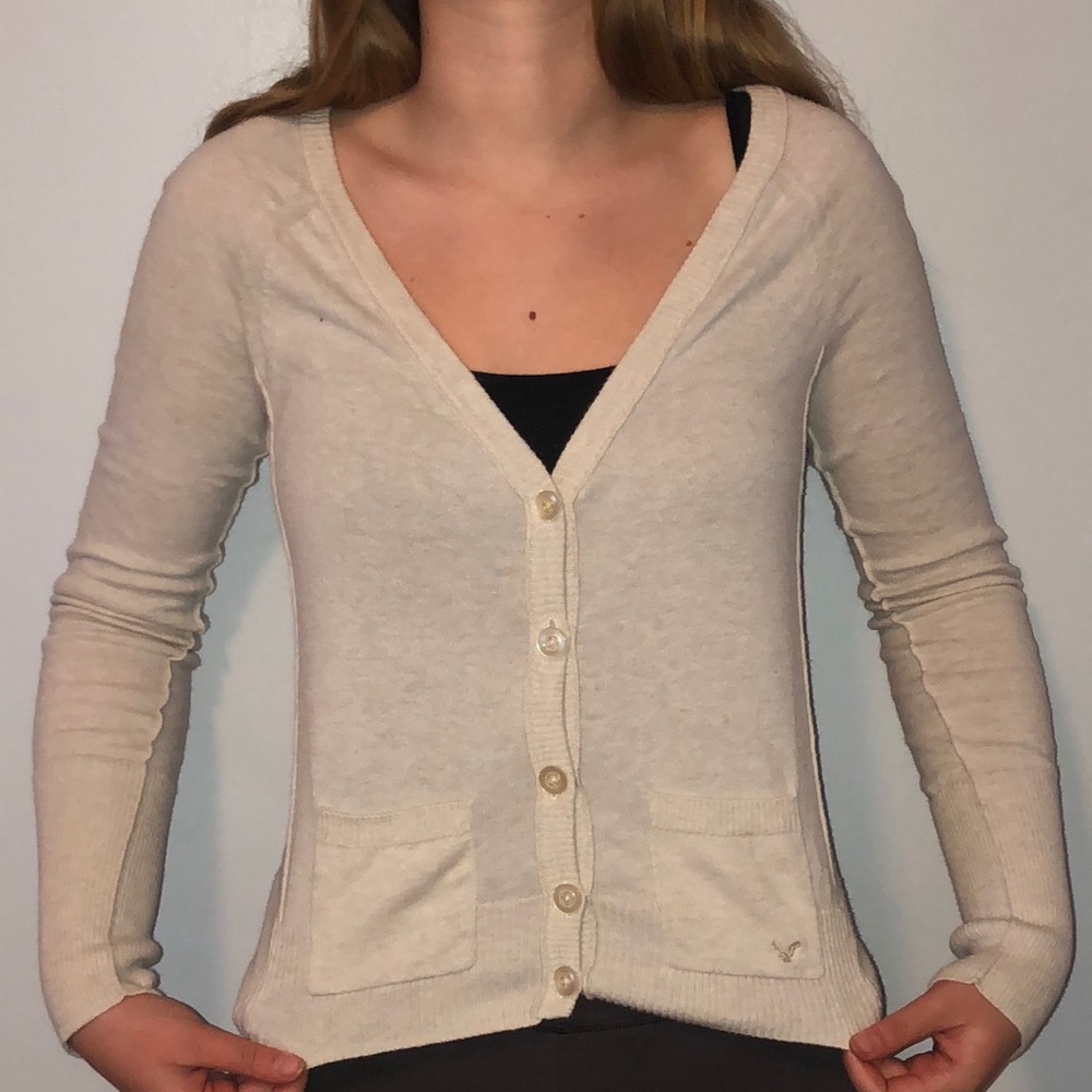 button up sweater